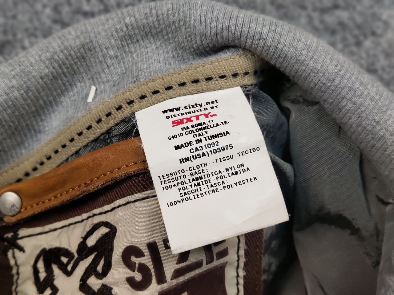 Energie Vintage 90's Sixty Energie Nylon Gray Light Bomber Jacket Size US L / EU 52-54 / 3 - 22 Thumbnail
