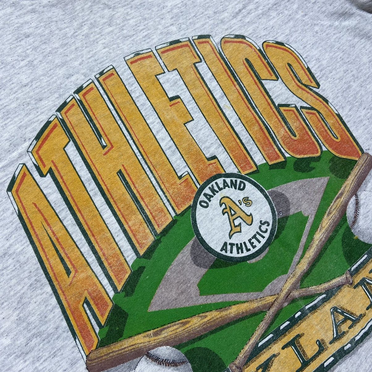 MLB 1990 Vintage Oakland Athletics A’s MLB T-Shirt Made in USA Size US L / EU 52-54 / 3 - 6 Thumbnail