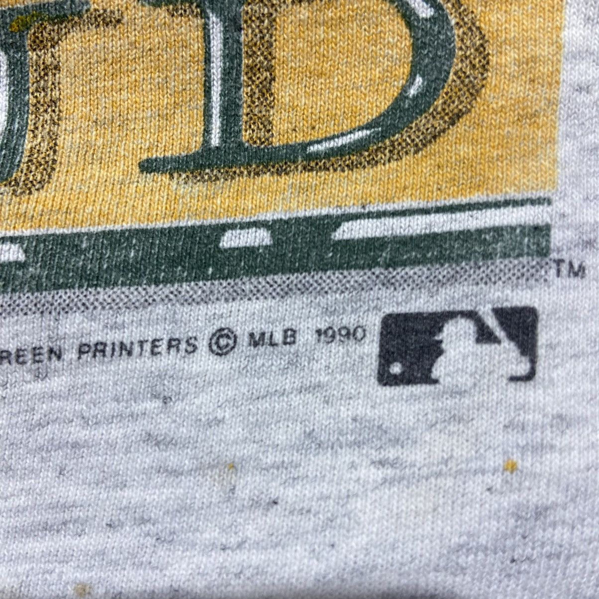 MLB 1990 Vintage Oakland Athletics A’s MLB T-Shirt Made in USA Size US L / EU 52-54 / 3 - 5 Thumbnail