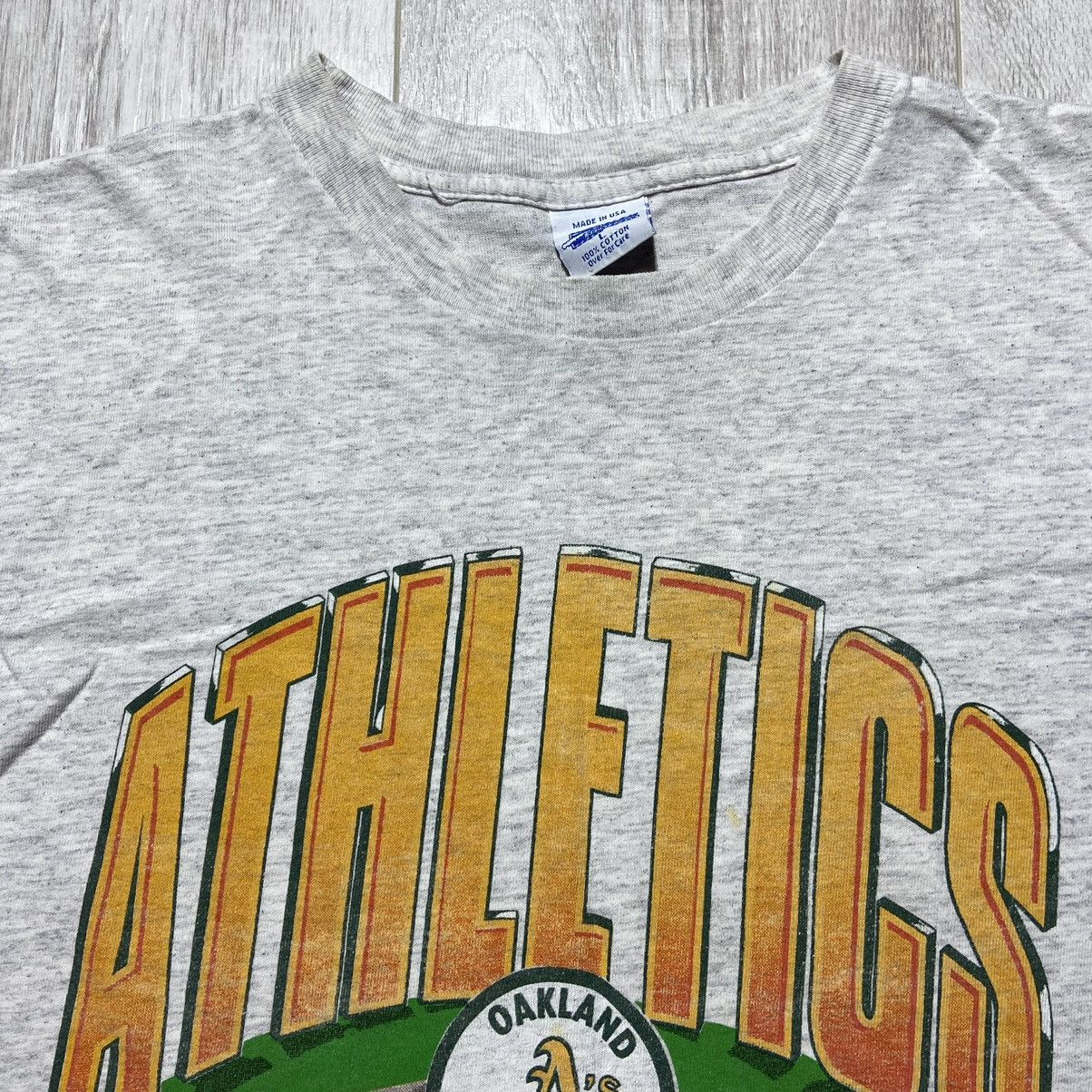 MLB 1990 Vintage Oakland Athletics A’s MLB T-Shirt Made in USA Size US L / EU 52-54 / 3 - 2 Thumbnail