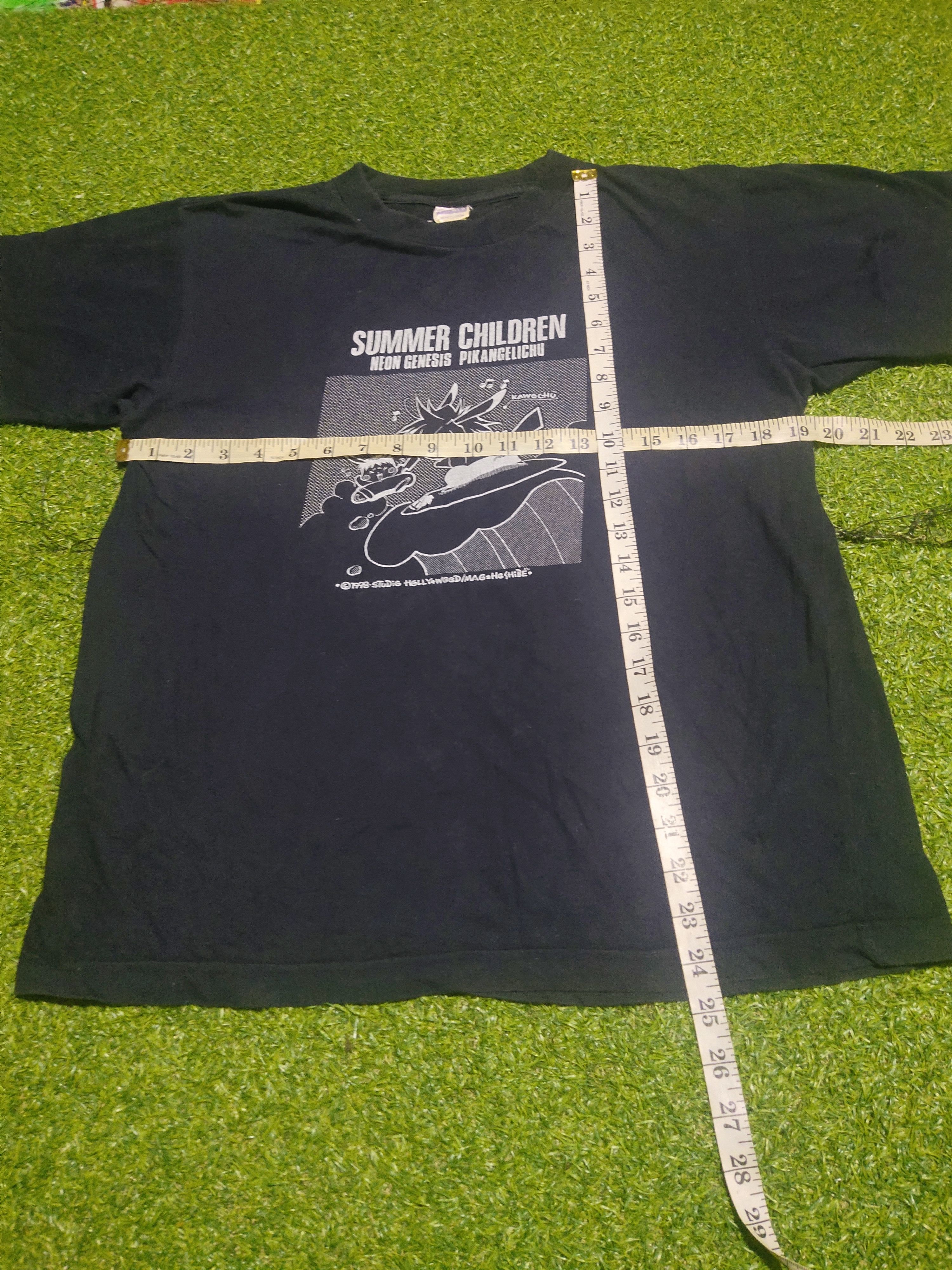 Anime × Vintage VINTAGE RARE EVANGELION X PIKACHU PARODY ANIME MOVIE Size US M / EU 48-50 / 2 - 2 Thumbnail
