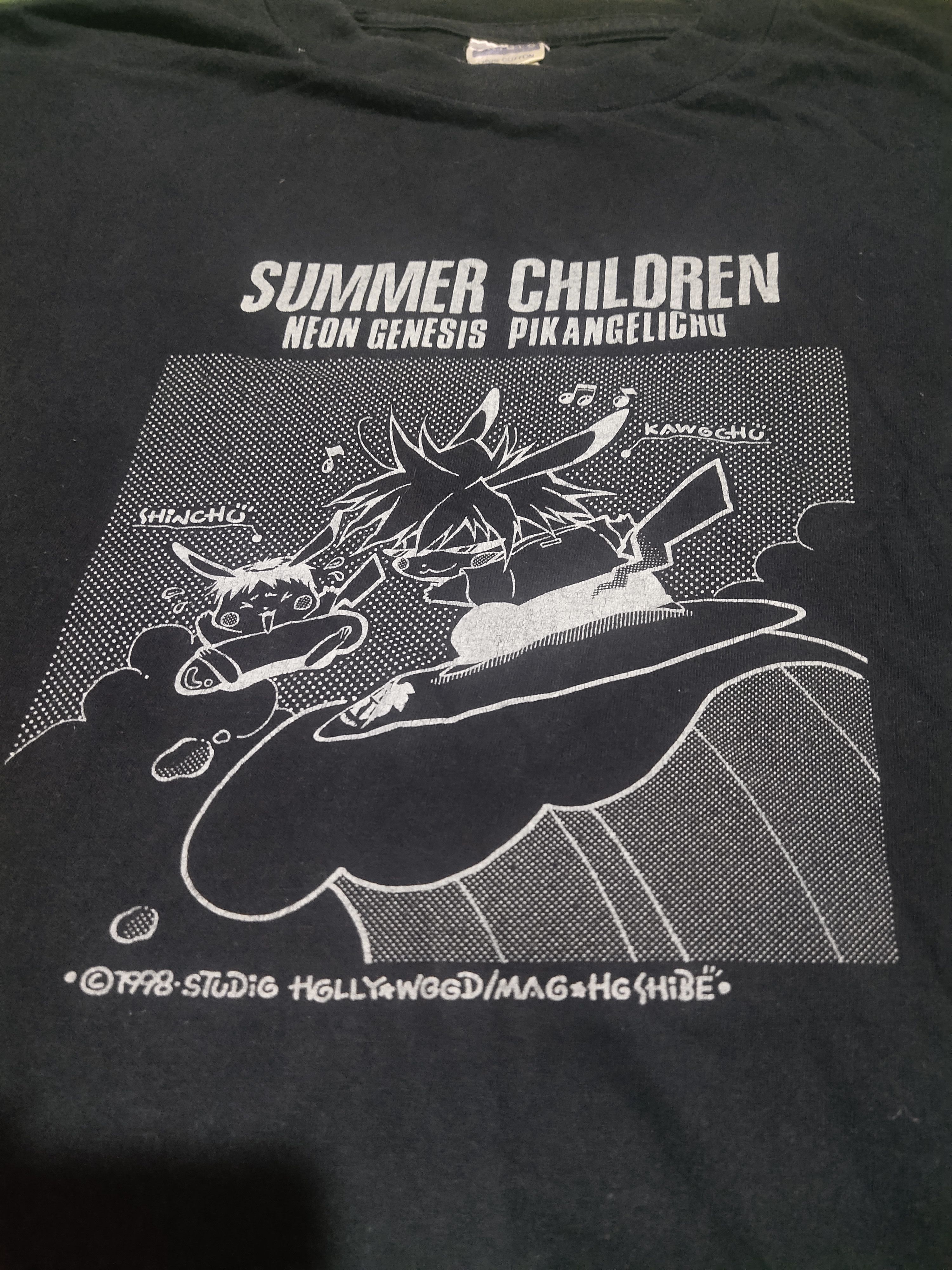 Anime × Vintage VINTAGE RARE EVANGELION X PIKACHU PARODY ANIME MOVIE Size US M / EU 48-50 / 2 - 4 Thumbnail