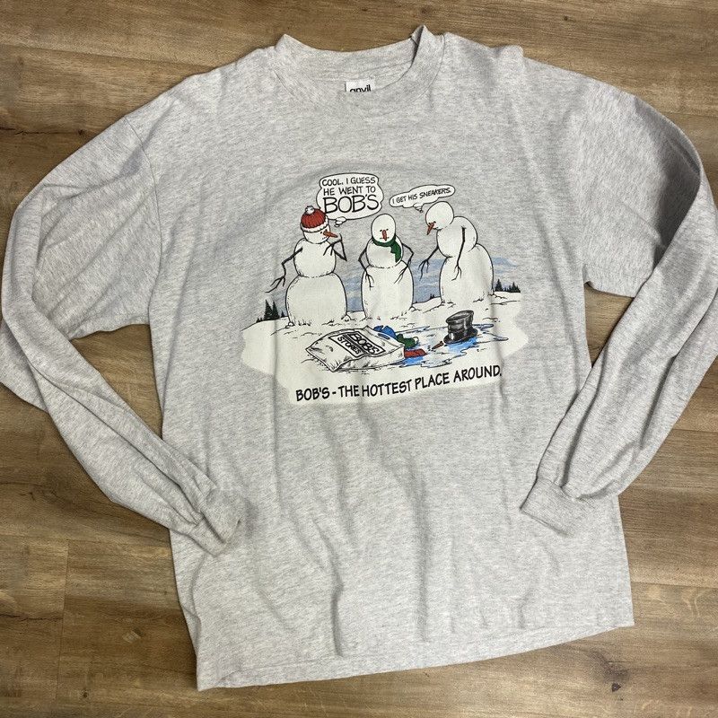 BOB'S STORES VINTAGE 90s DEPARTMENT STORE LONGSLEEVE TSHIRT