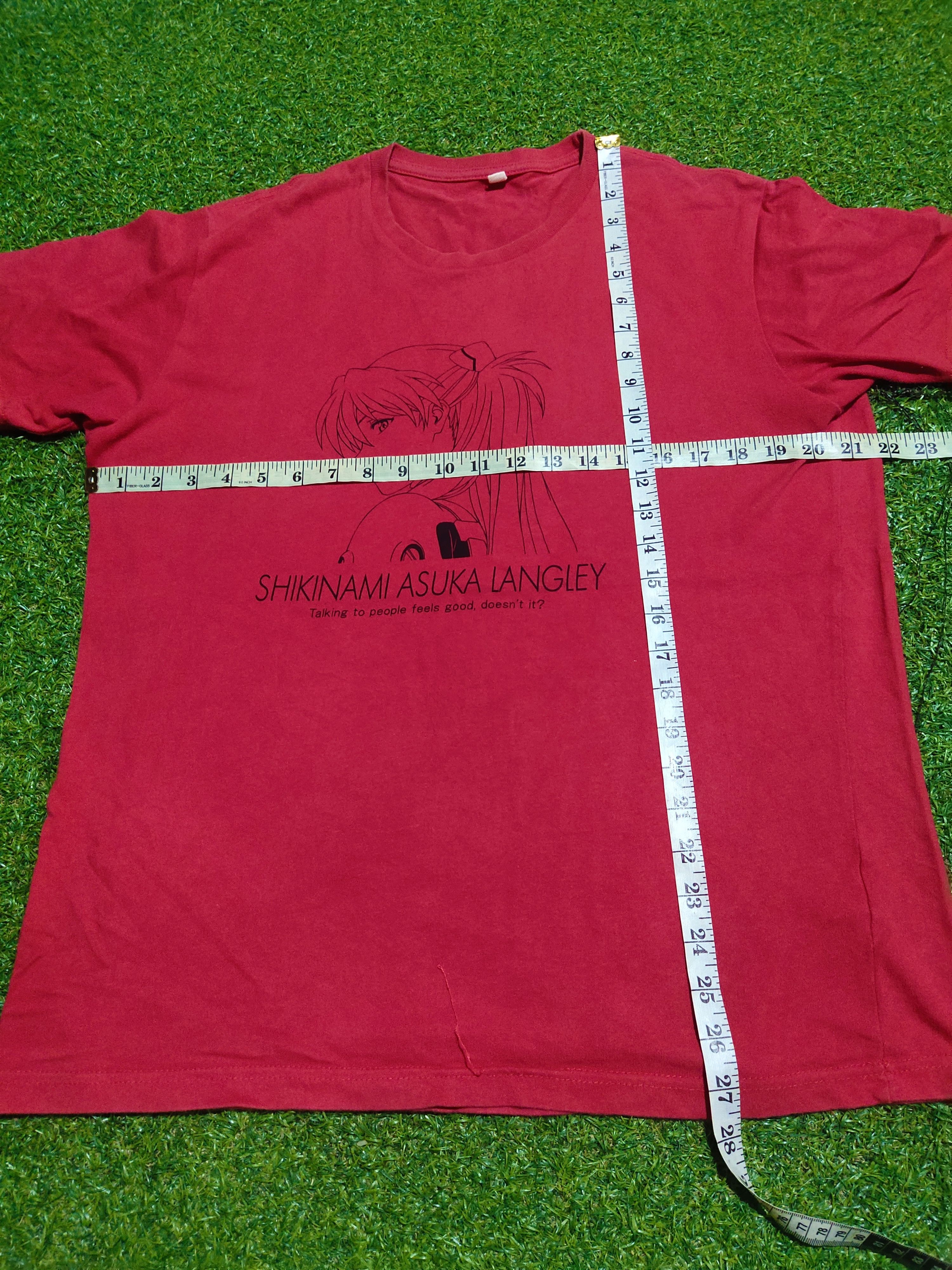 Anime × Vintage RARE EVANGELION ASUKA SHIKINAMI ANIME MOVIE WAIFU Size US L / EU 52-54 / 3 - 2 Thumbnail