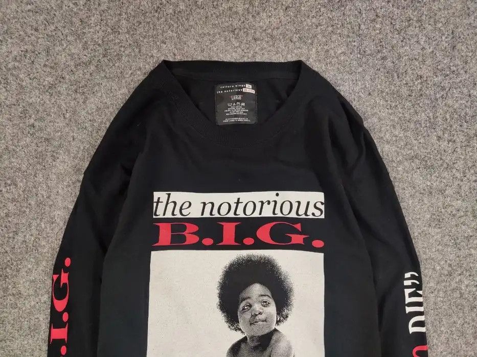 Rap Tees Vintage The Notorious BIG x Culture Kings Long sleeve shirt Size US L / EU 52-54 / 3 - 3 Thumbnail