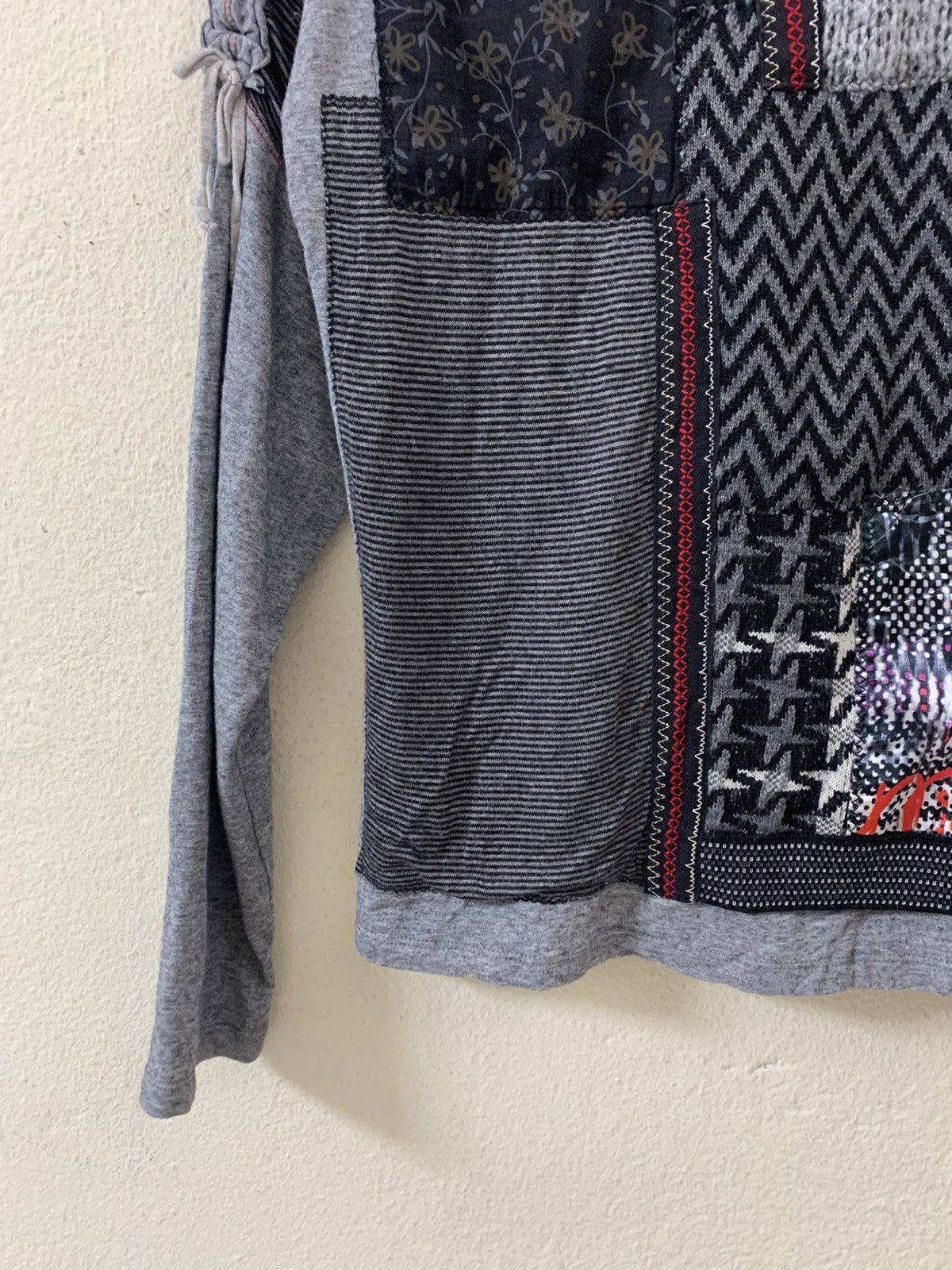 Japanese Brand Giuly Patchwork Tshirt Size US XS / EU 42 / 0 - 3 Thumbnail