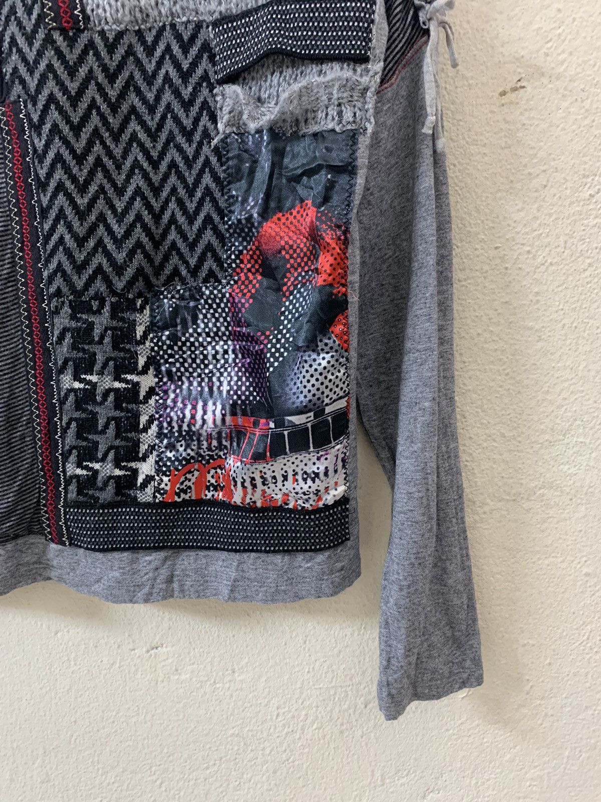 Japanese Brand Giuly Patchwork Tshirt Size US XS / EU 42 / 0 - 2 Thumbnail