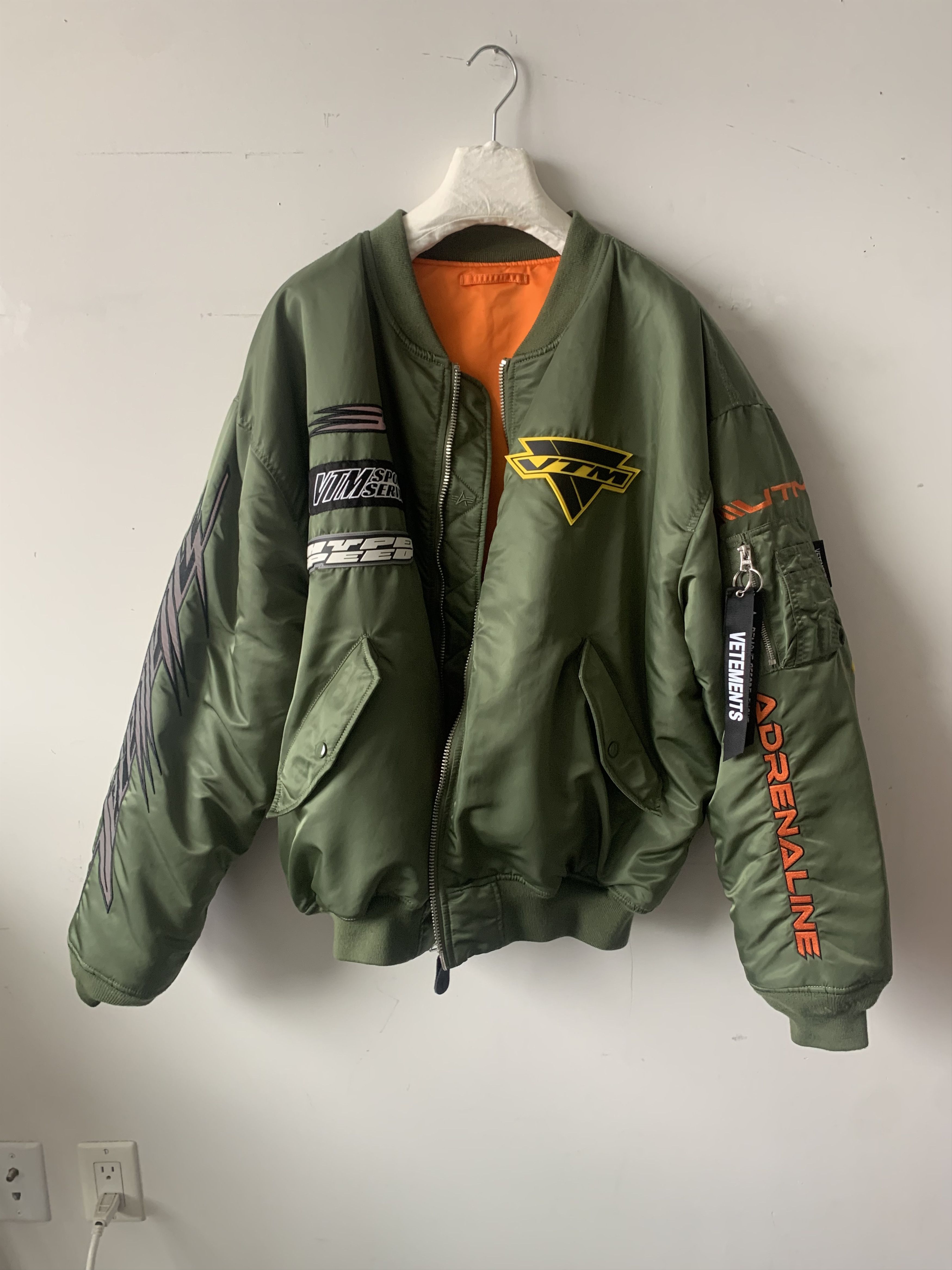Vetements Racing bomber jacket | Grailed