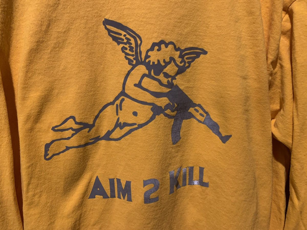Vintage BrokeMiami Aim 2 Kill Angel Longsleeve T-shirt Size US L / EU 52-54 / 3 - 4 Thumbnail