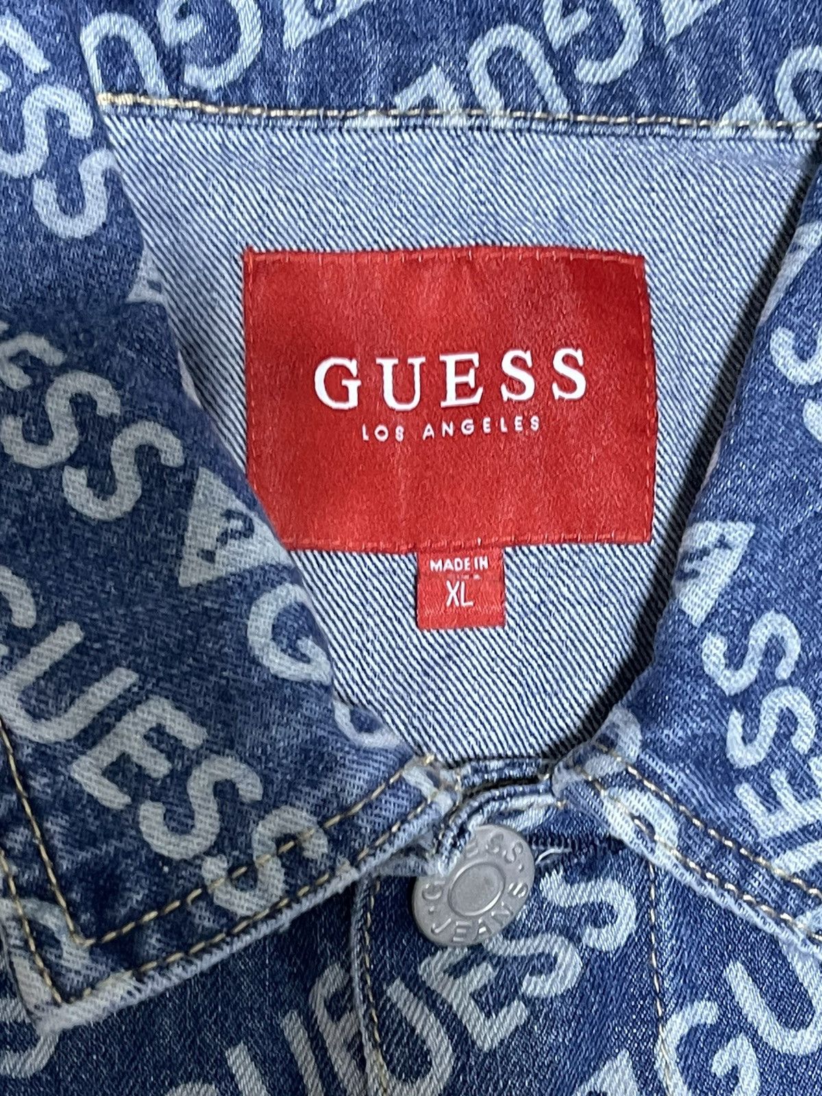 Guess Guess Jeans Denim Jacket Size US XL / EU 56 / 4 - 3 Thumbnail