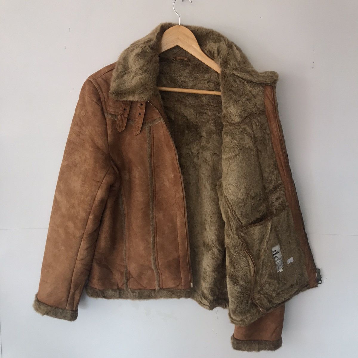 If Six Was Nine × Japanese Brand × Le Grande Bleu (L.G.B.) Semanticdesign Faux Fur Sherpa Sterling Style Jacket Size US L / EU 52-54 / 3 - 6 Thumbnail