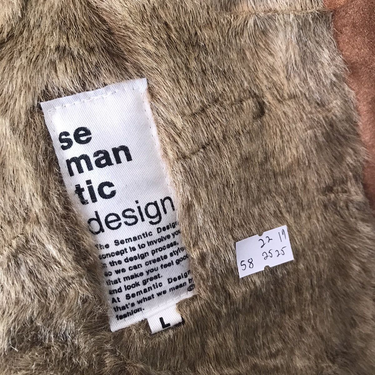 If Six Was Nine × Japanese Brand × Le Grande Bleu (L.G.B.) Semanticdesign Faux Fur Sherpa Sterling Style Jacket Size US L / EU 52-54 / 3 - 7 Thumbnail