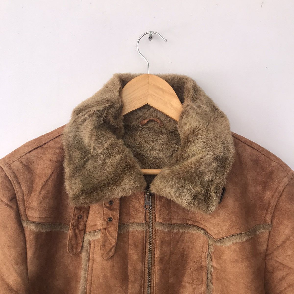 If Six Was Nine × Japanese Brand × Le Grande Bleu (L.G.B.) Semanticdesign Faux Fur Sherpa Sterling Style Jacket Size US L / EU 52-54 / 3 - 2 Thumbnail