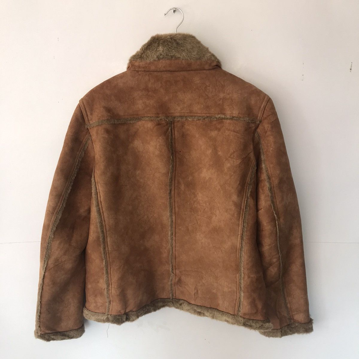 If Six Was Nine × Japanese Brand × Le Grande Bleu (L.G.B.) Semanticdesign Faux Fur Sherpa Sterling Style Jacket Size US L / EU 52-54 / 3 - 5 Thumbnail