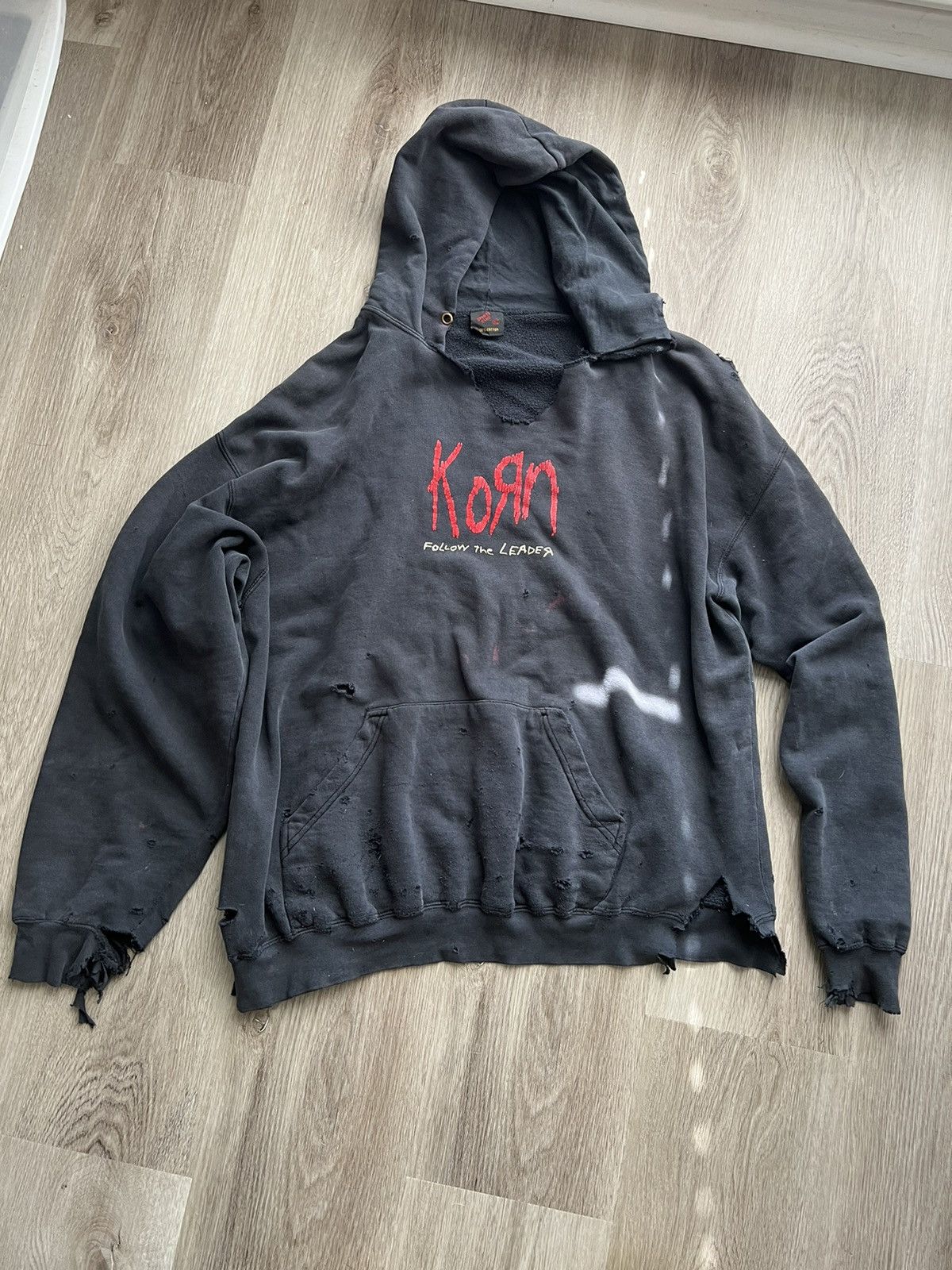 Vintage *RARE* Vintage Korn “Follow the Leader” hoodie | Grailed
