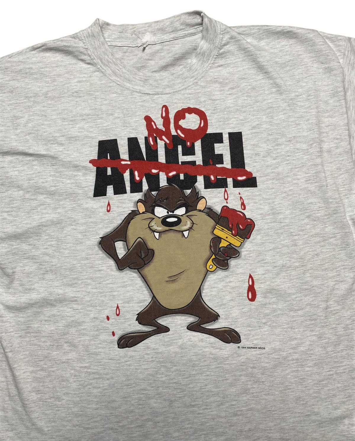 Disney Vintage Warner Bros 1996 Taz Devil No Angel T-shirt Size US XL / EU 56 / 4 - 2 Thumbnail