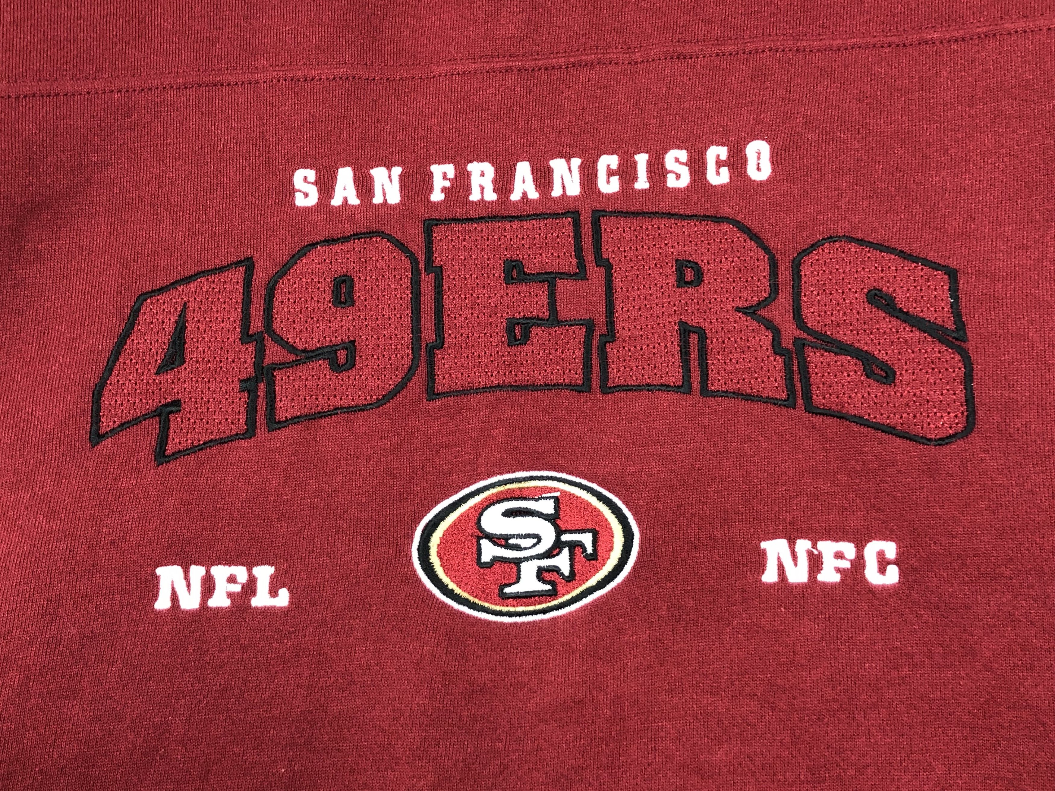 NFL RARE🔥VINTAGE 90’S SAN FRANCISCO 49ERS BAGGY SWEATSHIRT Size US XL / EU 56 / 4 - 5 Thumbnail