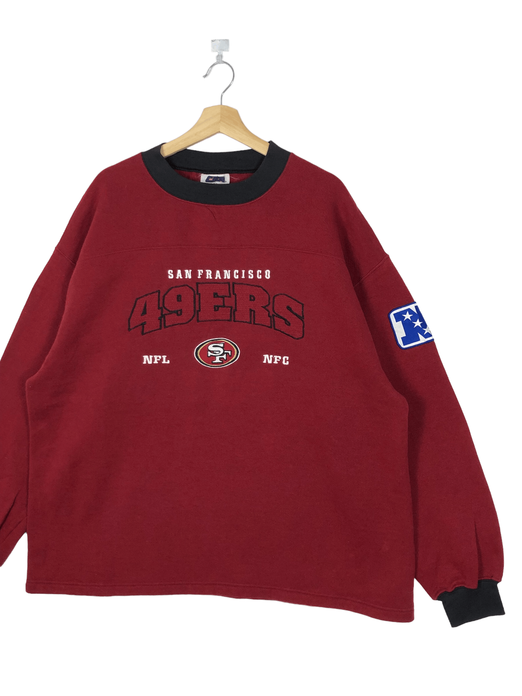NFL RARE🔥VINTAGE 90’S SAN FRANCISCO 49ERS BAGGY SWEATSHIRT Size US XL / EU 56 / 4 - 3 Thumbnail