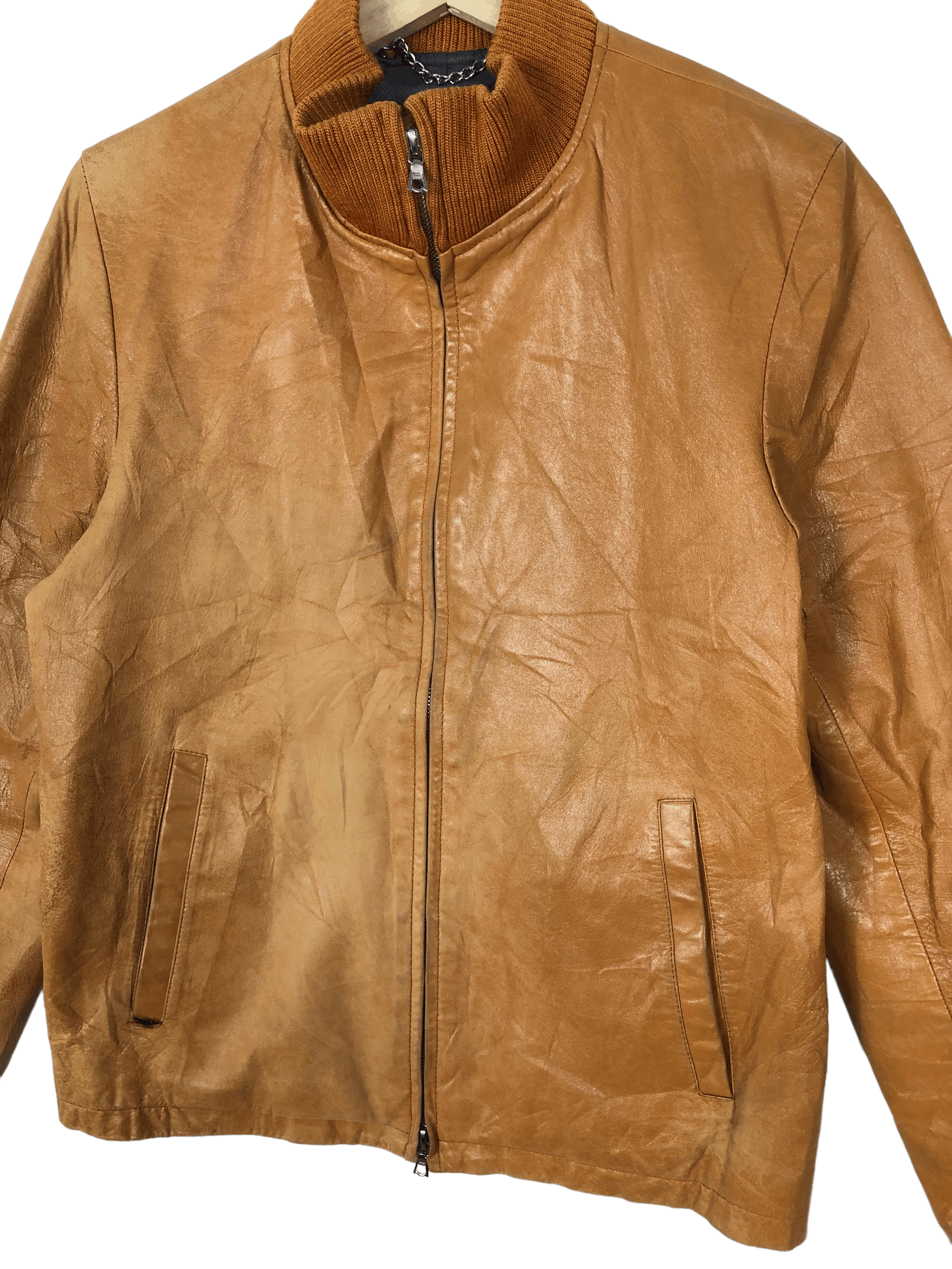 Japanese Brand VINTAGE RIRI ZIPPER SHEEPSKIN JACKET Size US S / EU 44-46 / 1 - 4 Thumbnail
