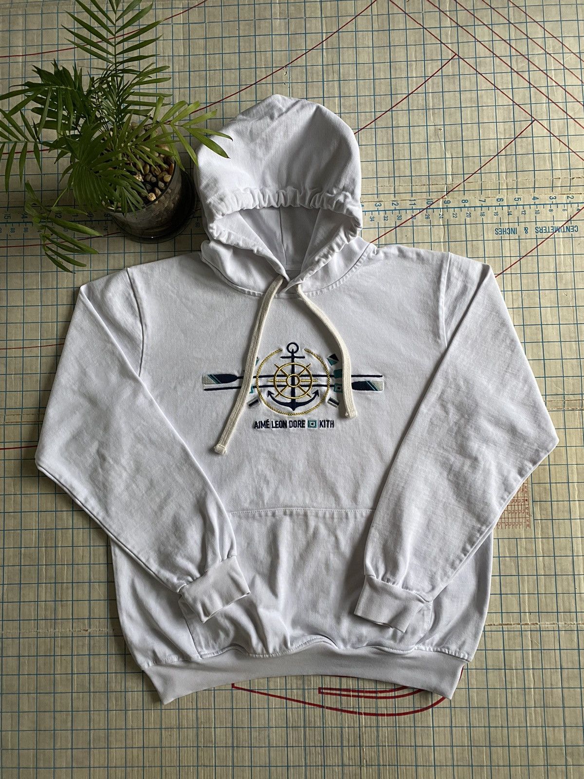 Sweat à Capuche Kith X Aime Leon Dore Marron - Taille M, Occasion Très Bon État