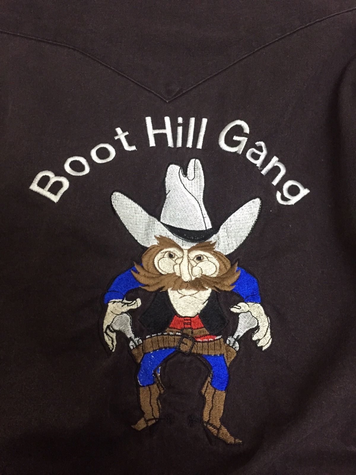 Vintage Vintage wrangler pearl snap button boot hill gang Size US XL / EU 56 / 4 - 4 Thumbnail