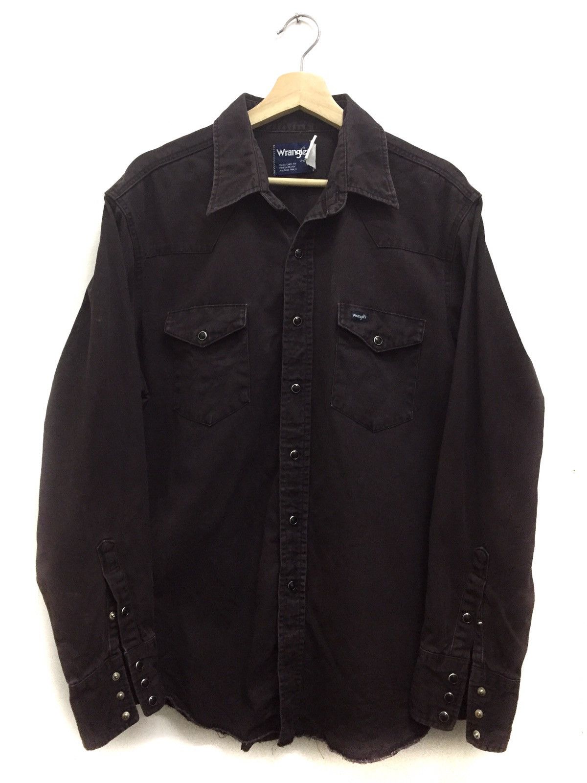 Vintage Vintage wrangler pearl snap button boot hill gang Size US XL / EU 56 / 4 - 2 Thumbnail