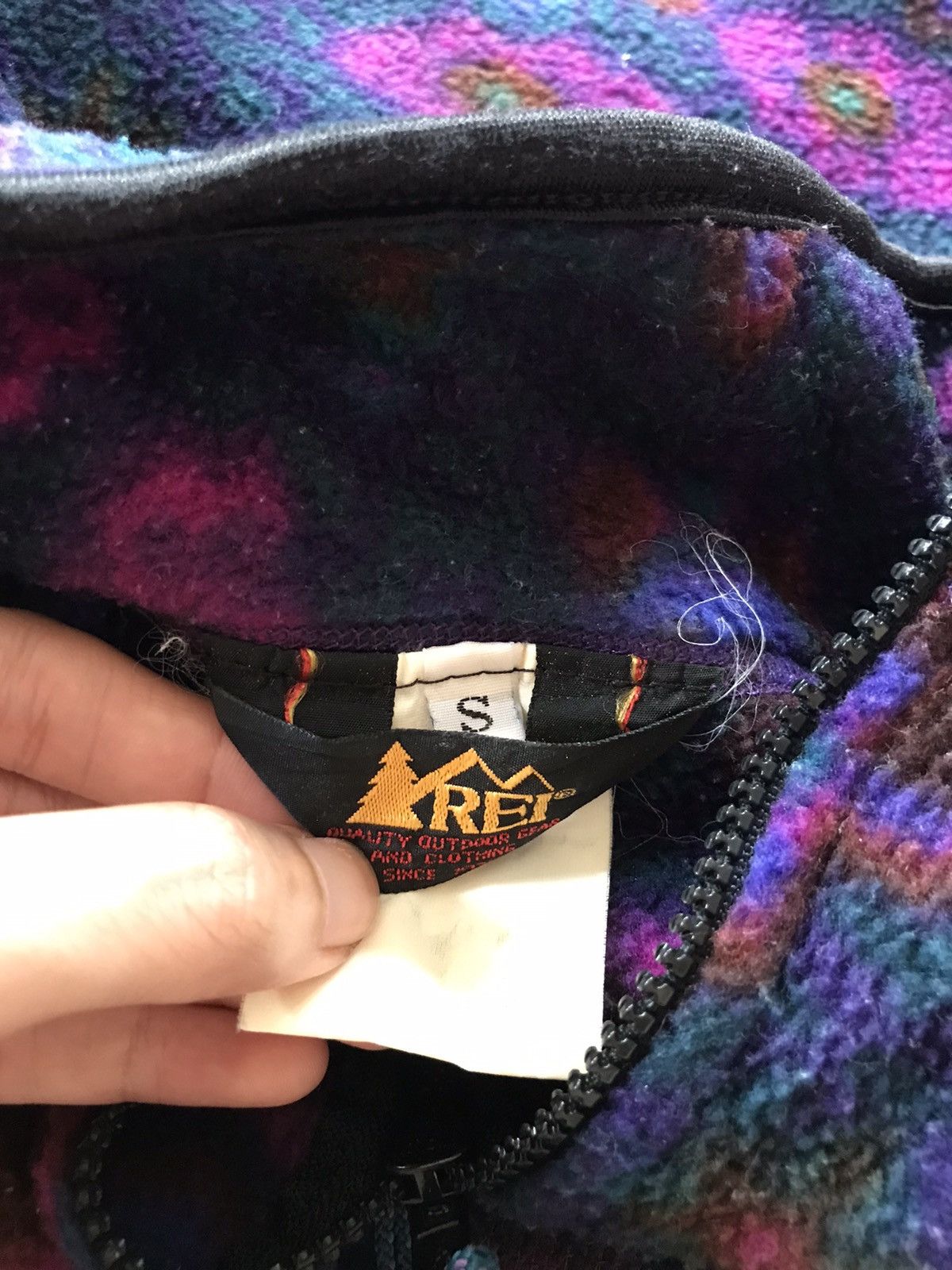 Rei 🔥Vintage 🔥 Rei Fleece Overprinted Jacket Size US S / EU 44-46 / 1 - 4 Thumbnail