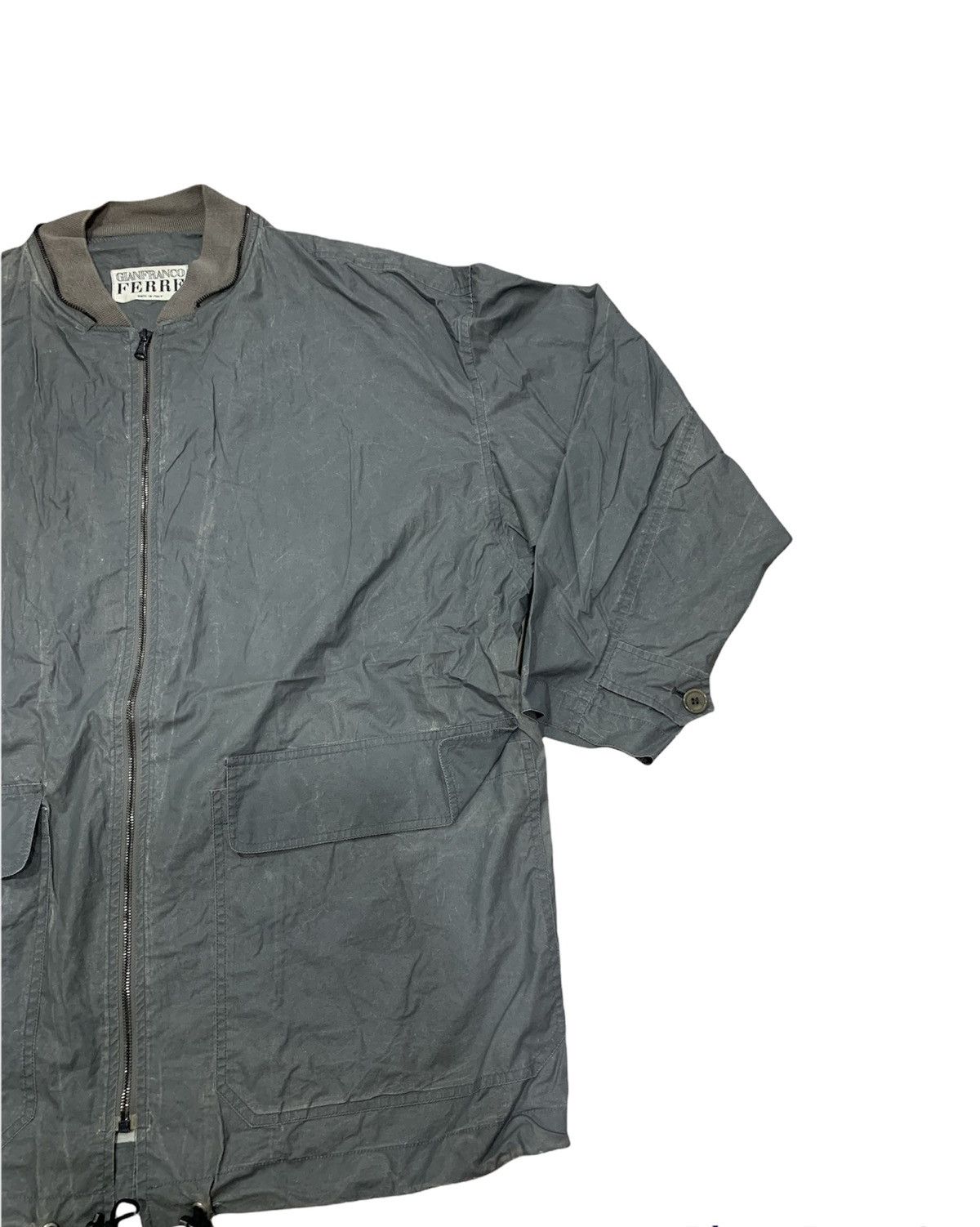 Gianfranco Ferre × Vintage Gianfranco Ferre windbreaker pocket jacket size XL Size US L / EU 52-54 / 3 - 4 Thumbnail