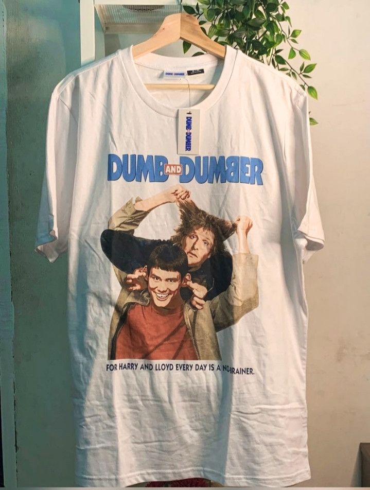Warner Bros BNWT 🔥Dumb and Dumber Movie T-Shirt Size US XL / EU 56 / 4 - 1 Thumbnail