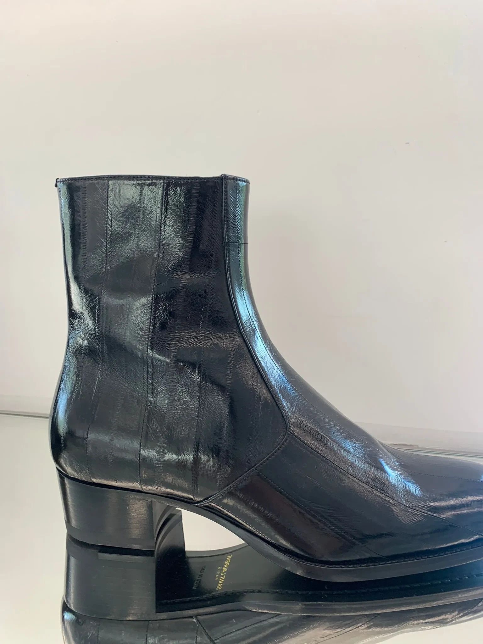 High Top Boots in Black