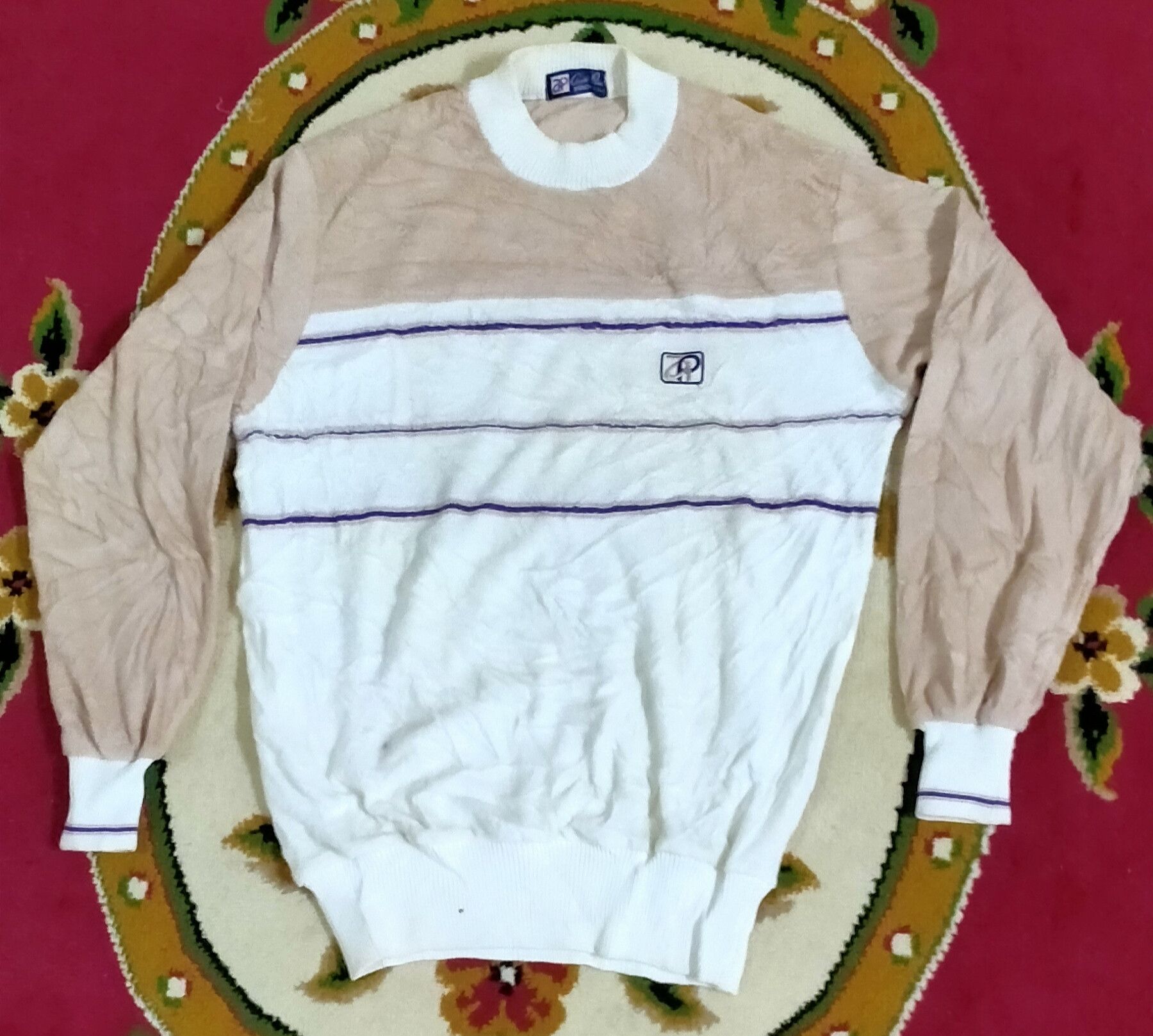 Japanese Brand × Vintage Vintage 90's Arnold Palmer fleece crewneck sweatshirt Size US L / EU 52-54 / 3 - 1 Thumbnail