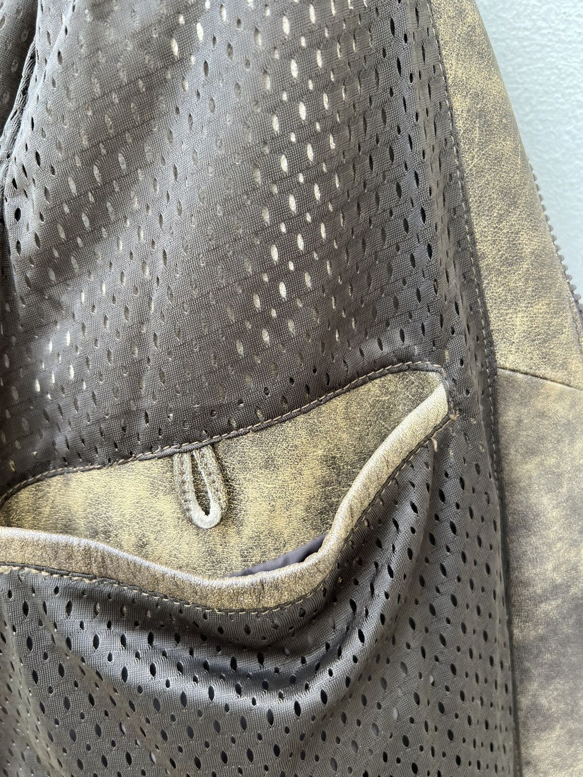 Leather Vintage 1990s SHOEI Japan Patina Leather Moto Jacket Size US L / EU 52-54 / 3 - 15 Thumbnail