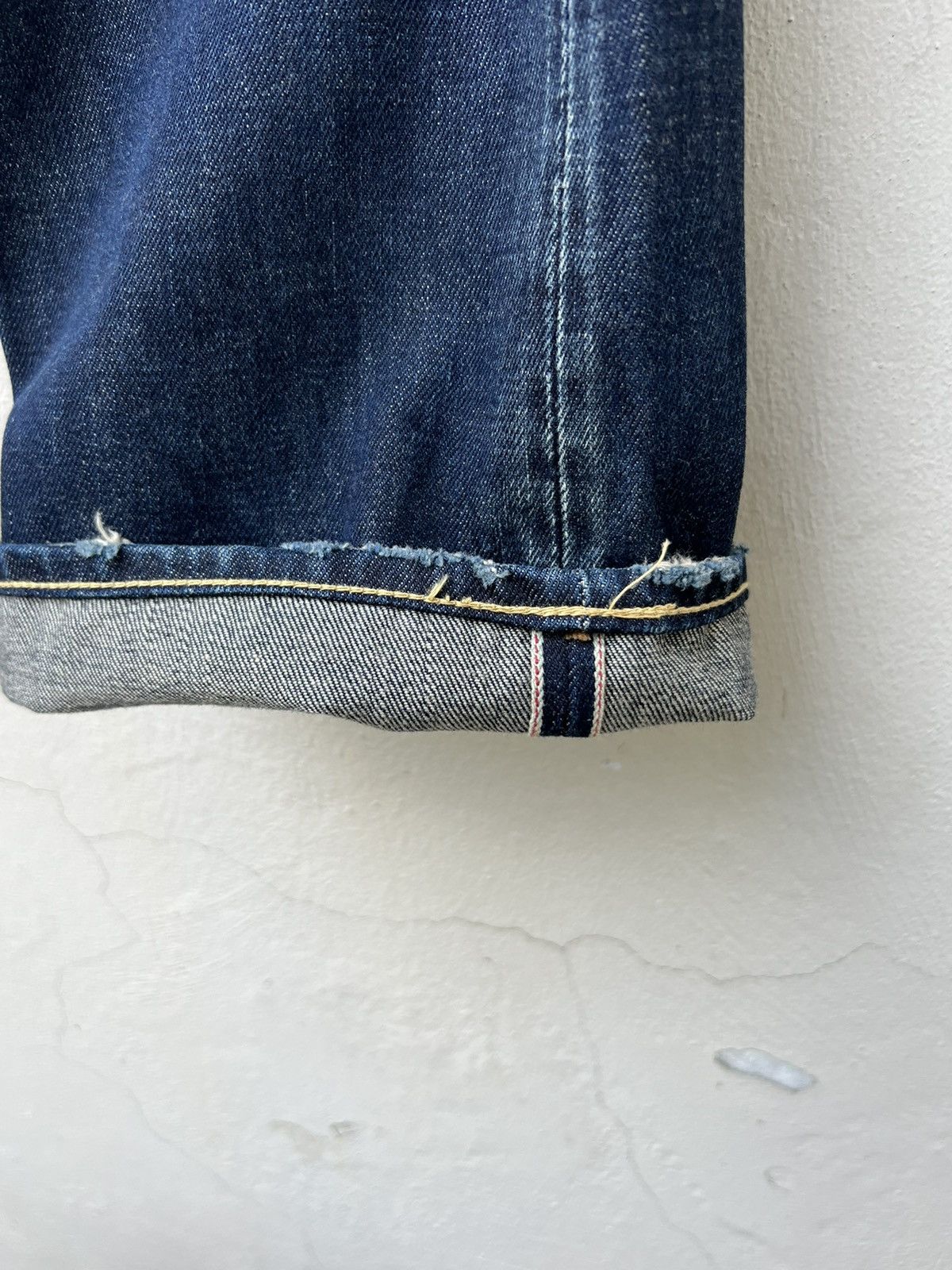 Levi's Vintage Clothing VTG 2005 LVC Levi’s 501 XX Trashed Look Denim Selvedge Jeans Size US 31 - 15 Thumbnail