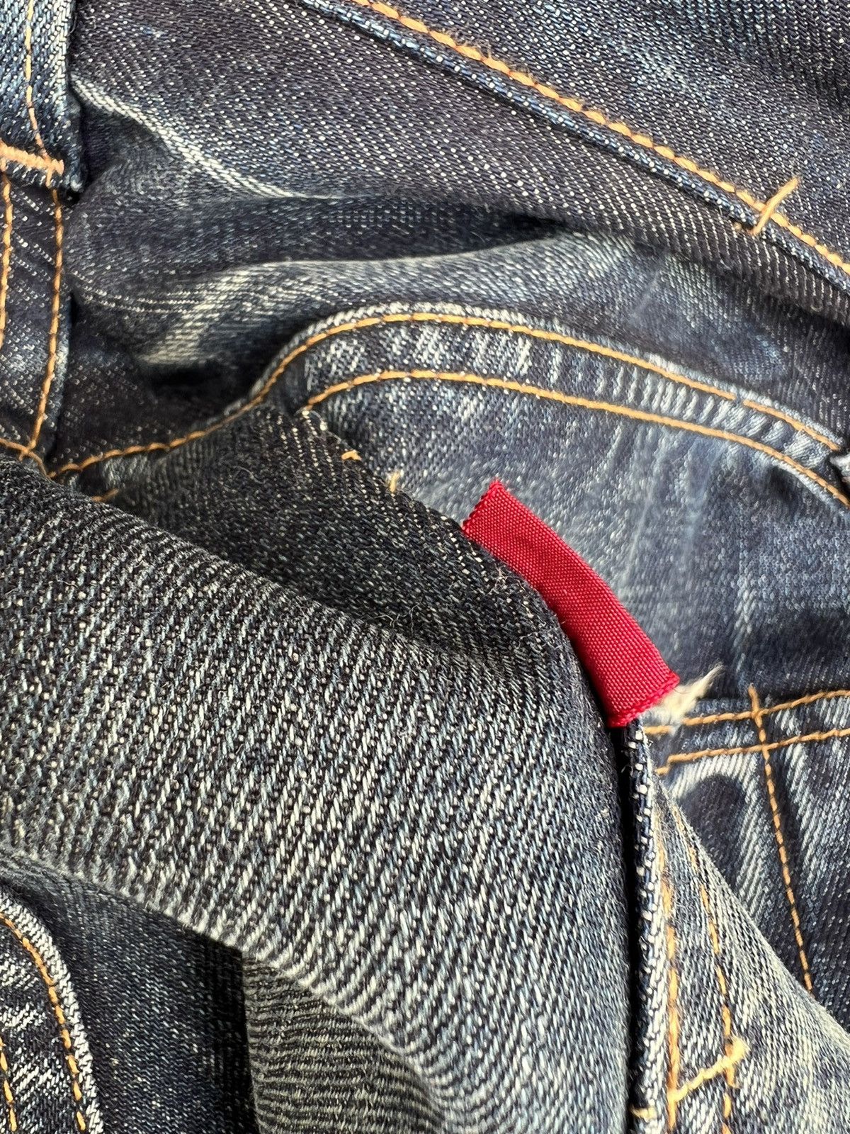 Levi's Vintage Clothing VTG 2005 LVC Levi’s 501 XX Trashed Look Denim Selvedge Jeans Size US 31 - 23 Thumbnail