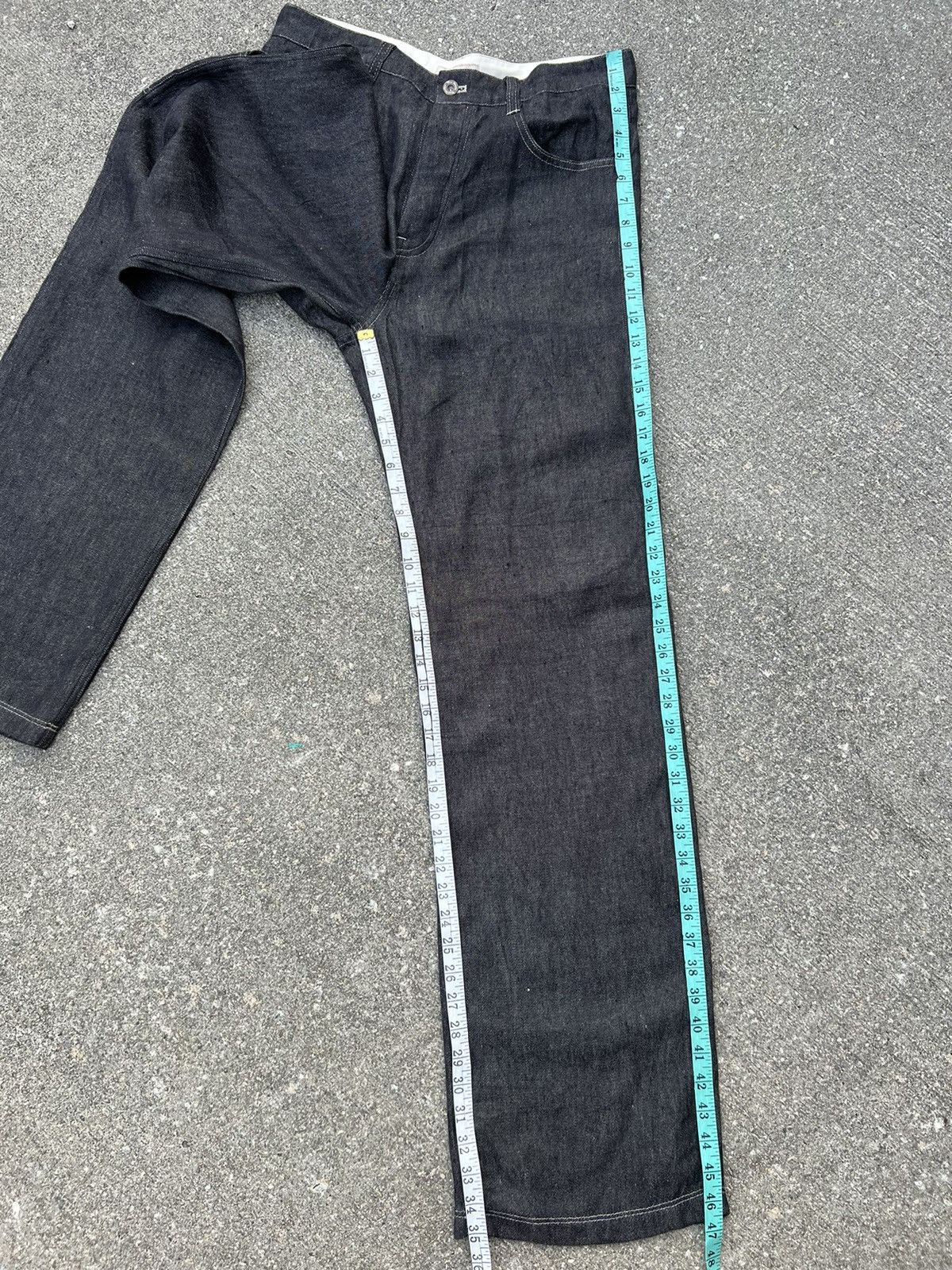 Vlas Blomme Vlas Blomme Japan 100% Linen Denim Carpenter Work Jeans Size US 31 - 4 Thumbnail