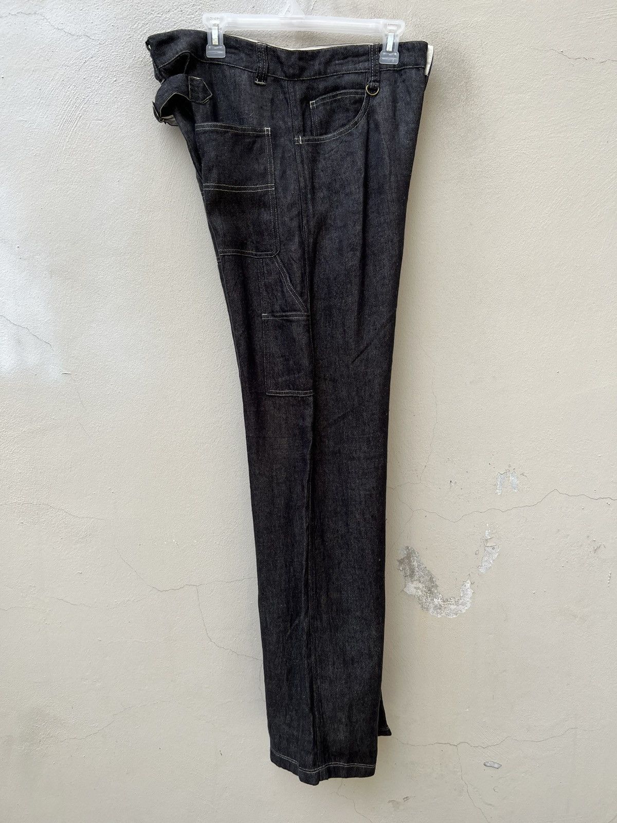 Vlas Blomme Vlas Blomme Japan 100% Linen Denim Carpenter Work Jeans Size US 31 - 10 Thumbnail