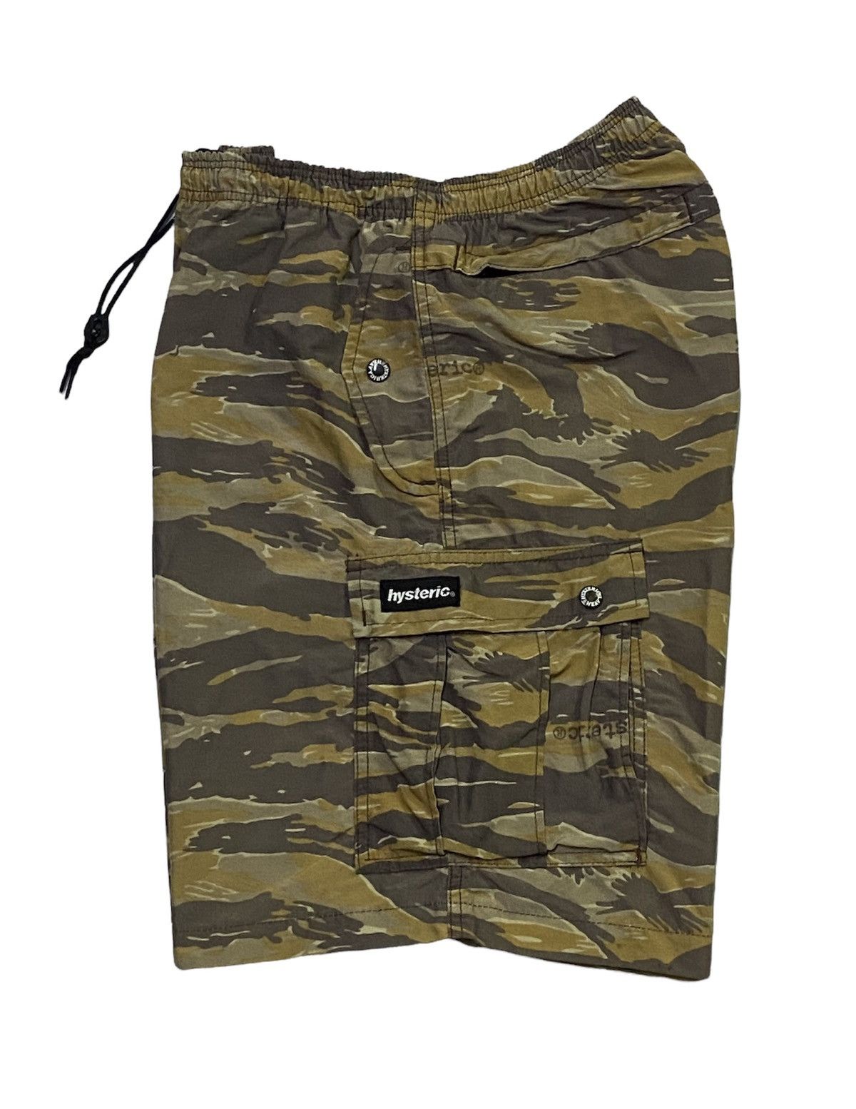 Hysteric Glamour Vintage 90s Hysteric Glamour Tiger Stripe Cargo Short Pants Size US 34 / EU 50 - 18 Thumbnail