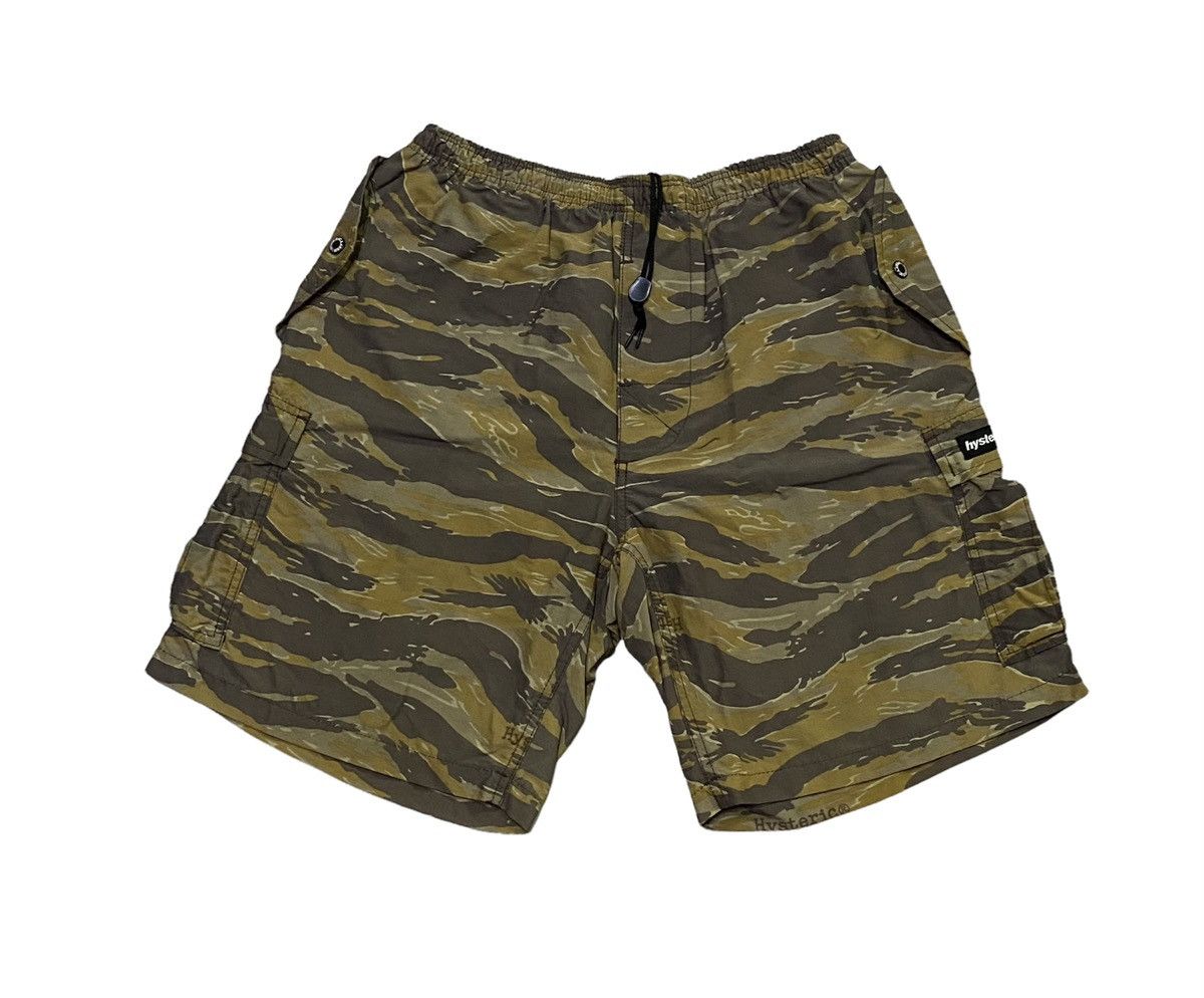 Hysteric Glamour Vintage 90s Hysteric Glamour Tiger Stripe Cargo Short Pants Size US 34 / EU 50 - 2 Thumbnail