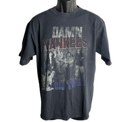 Vintage Damn Yankees Yank This T Shirt XL Ted Nugent Single 