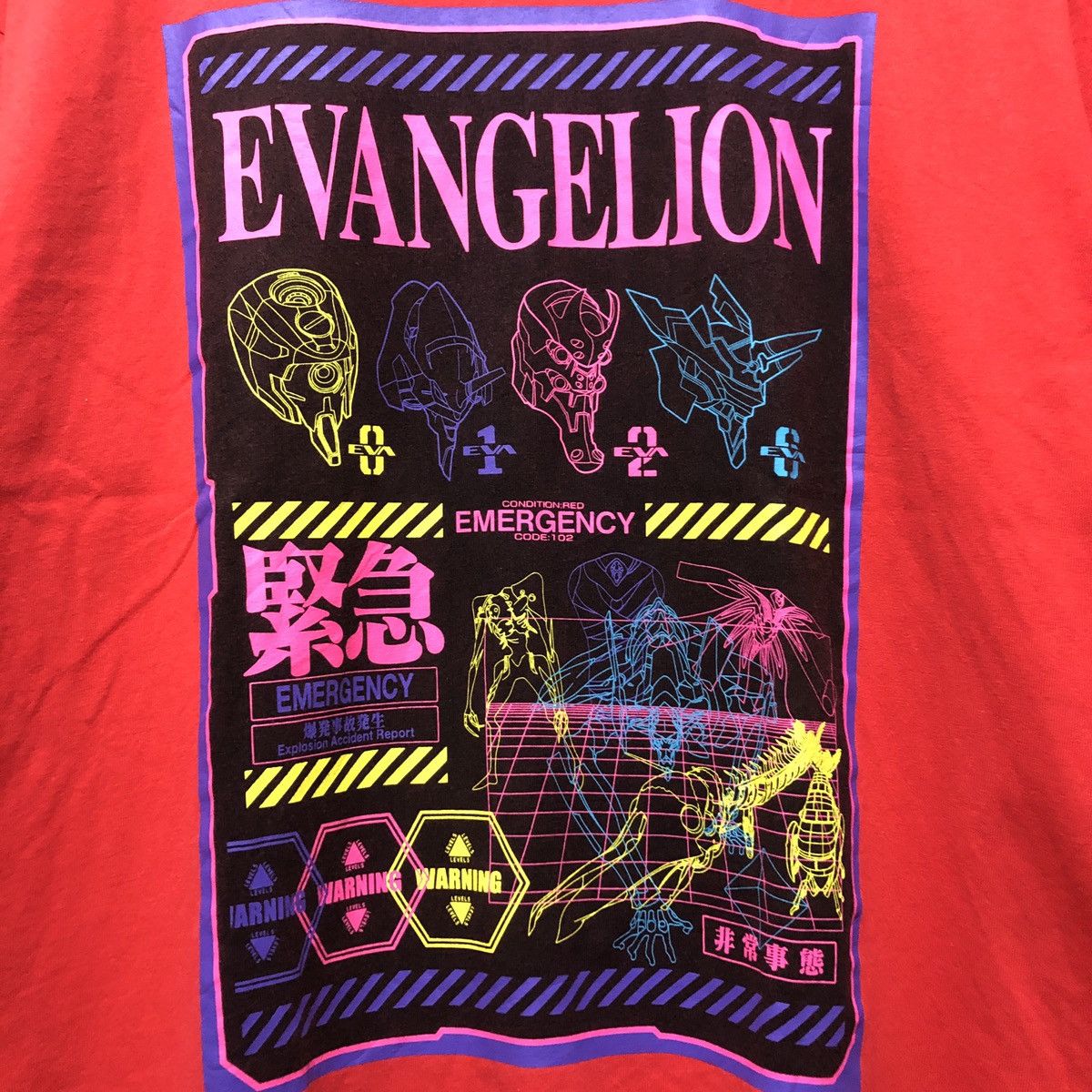 Anime Neon Genesis Evangelion GU T-Shirt Size US XL / EU 56 / 4 - 2 Thumbnail