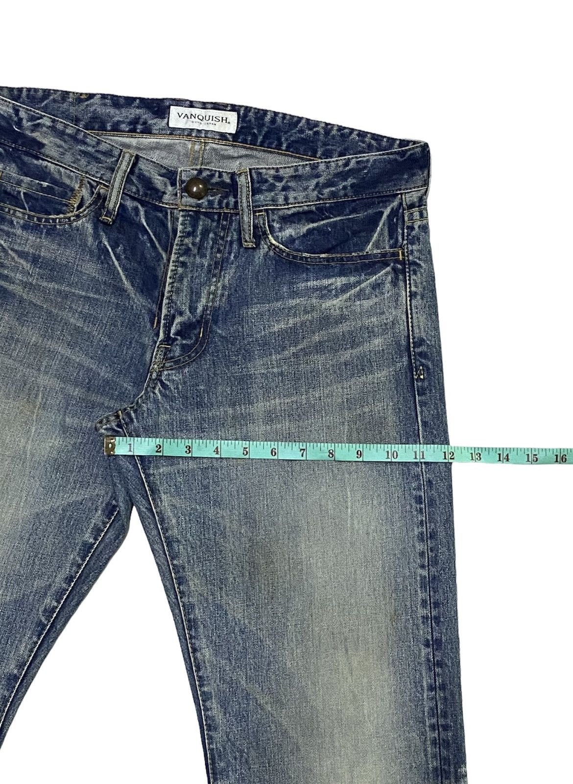 Vanquish Vanquish Denim Jeans Faded Design Size US 32 / EU 48 - 7 Thumbnail