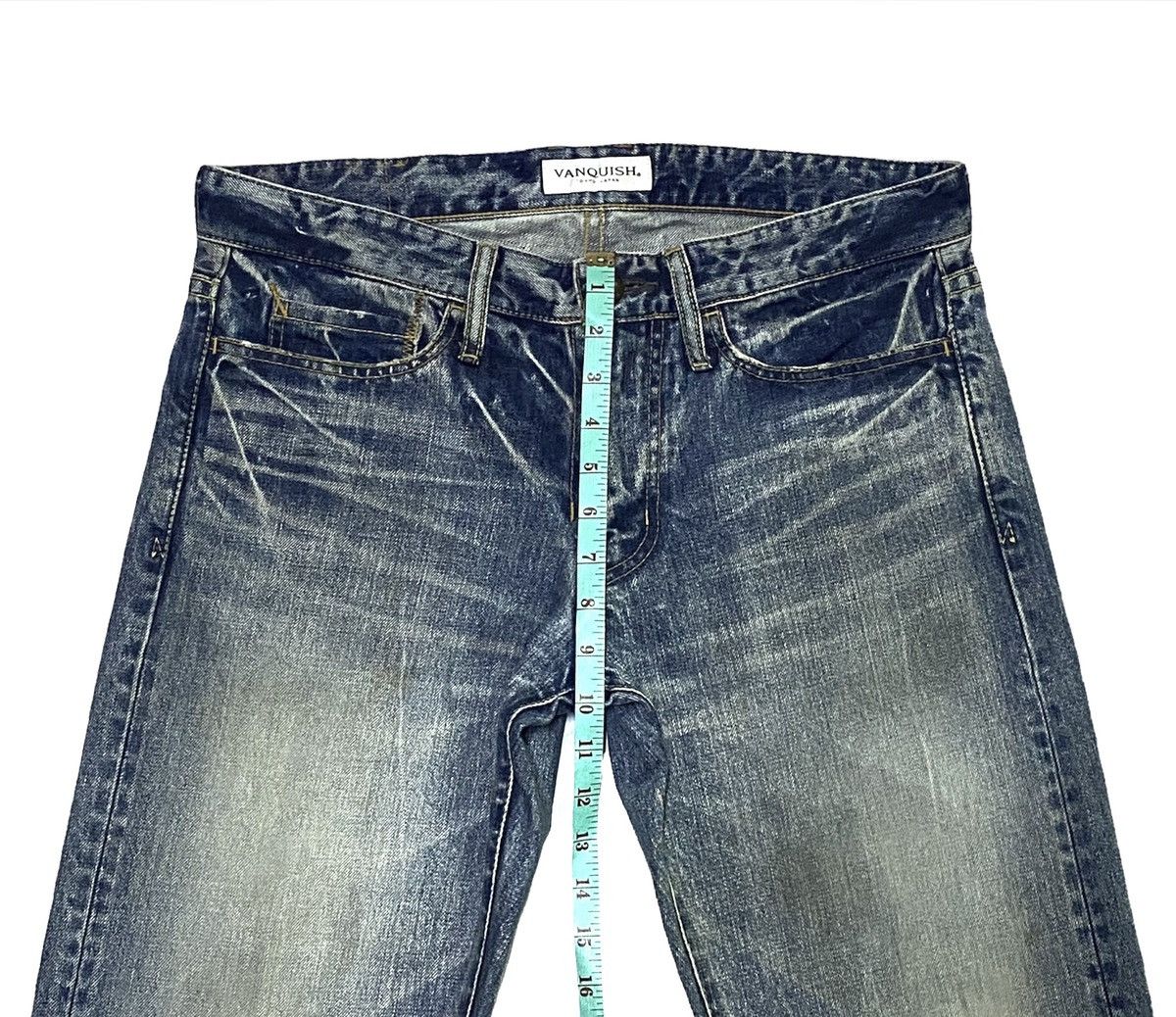 Vanquish Vanquish Denim Jeans Faded Design Size US 32 / EU 48 - 6 Thumbnail