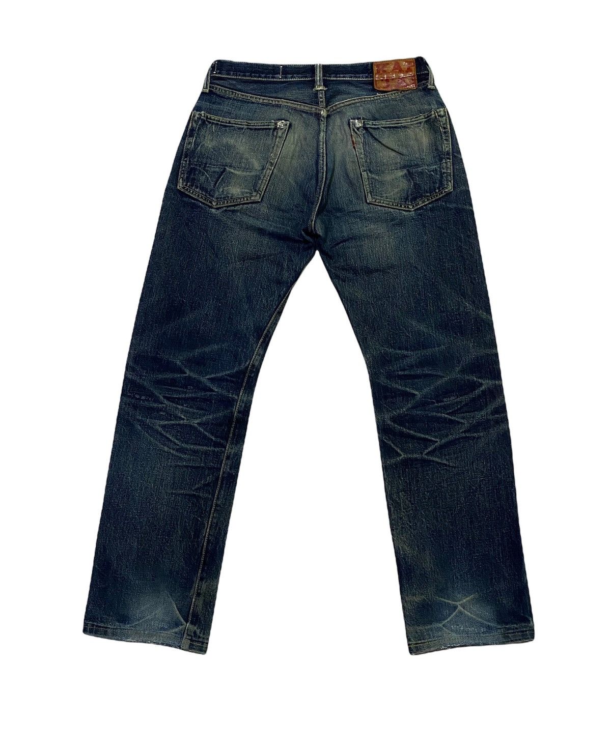 Kapital VINTAGE RARE KAPITAL SELVEDGE DENIM JEANS INDIGO Size US 31 - 3 Thumbnail