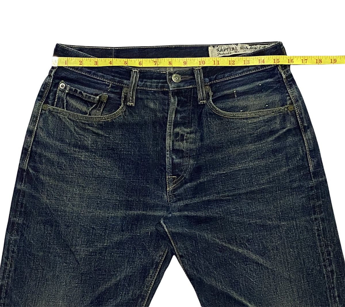 Kapital VINTAGE RARE KAPITAL SELVEDGE DENIM JEANS INDIGO Size US 31 - 4 Thumbnail
