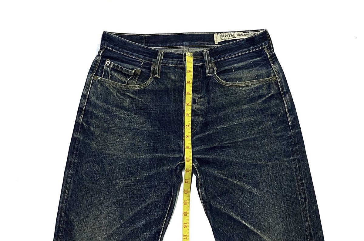 Kapital VINTAGE RARE KAPITAL SELVEDGE DENIM JEANS INDIGO Size US 31 - 5 Thumbnail