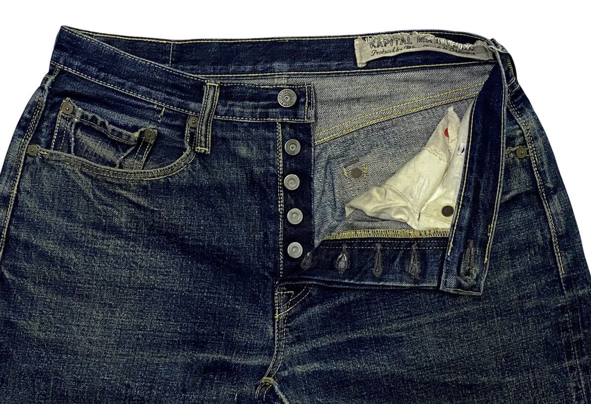 Kapital VINTAGE RARE KAPITAL SELVEDGE DENIM JEANS INDIGO Size US 31 - 17 Thumbnail