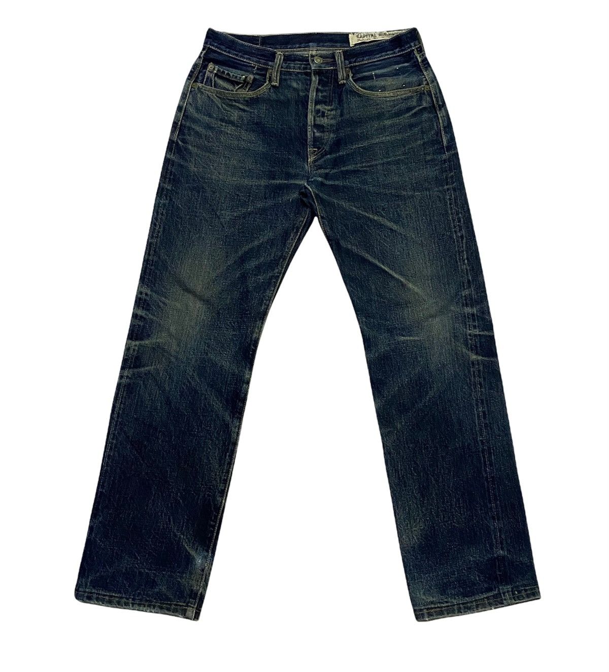 Kapital VINTAGE RARE KAPITAL SELVEDGE DENIM JEANS INDIGO Size US 31 - 2 Thumbnail