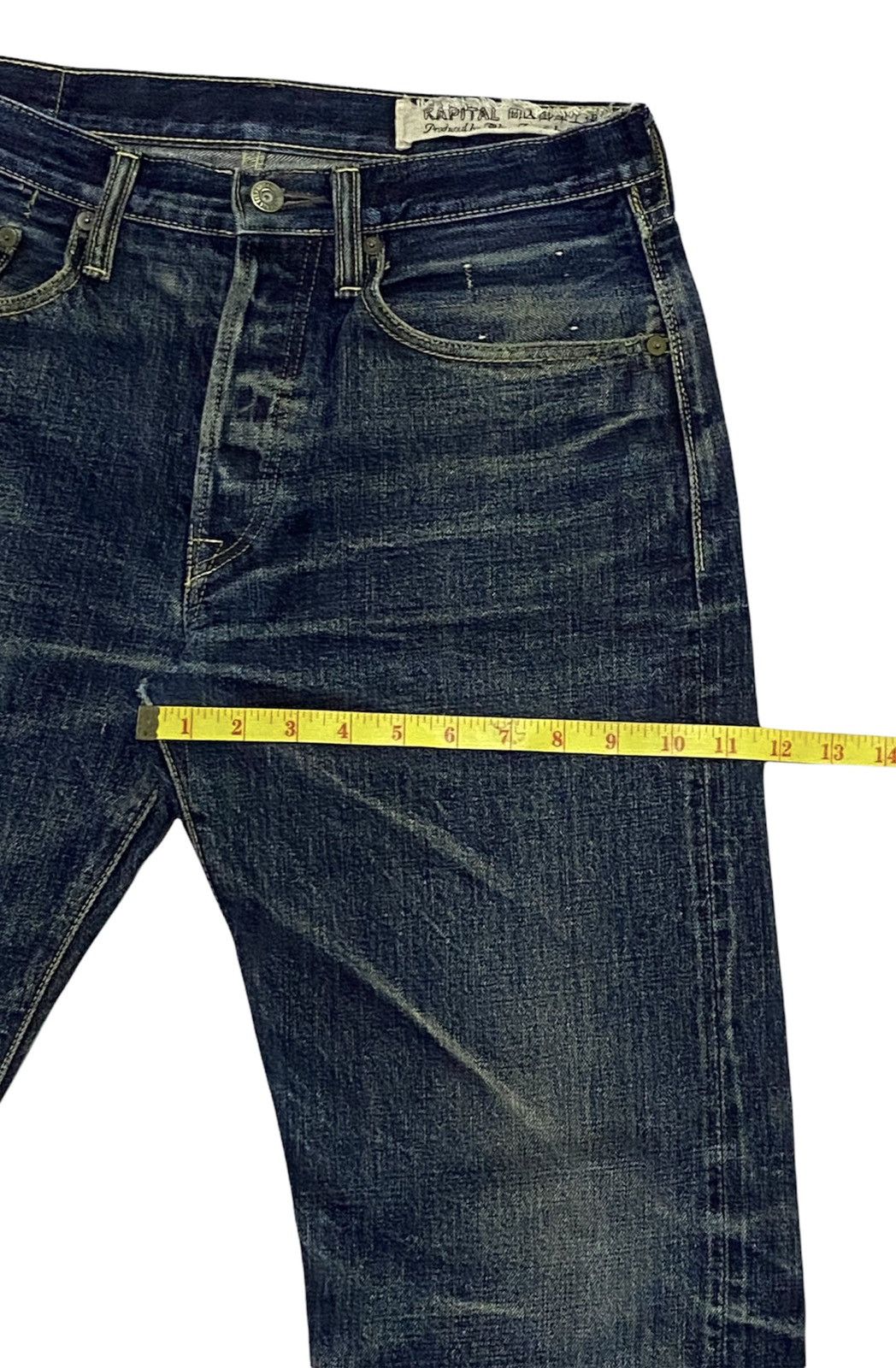 Kapital VINTAGE RARE KAPITAL SELVEDGE DENIM JEANS INDIGO Size US 31 - 8 Thumbnail