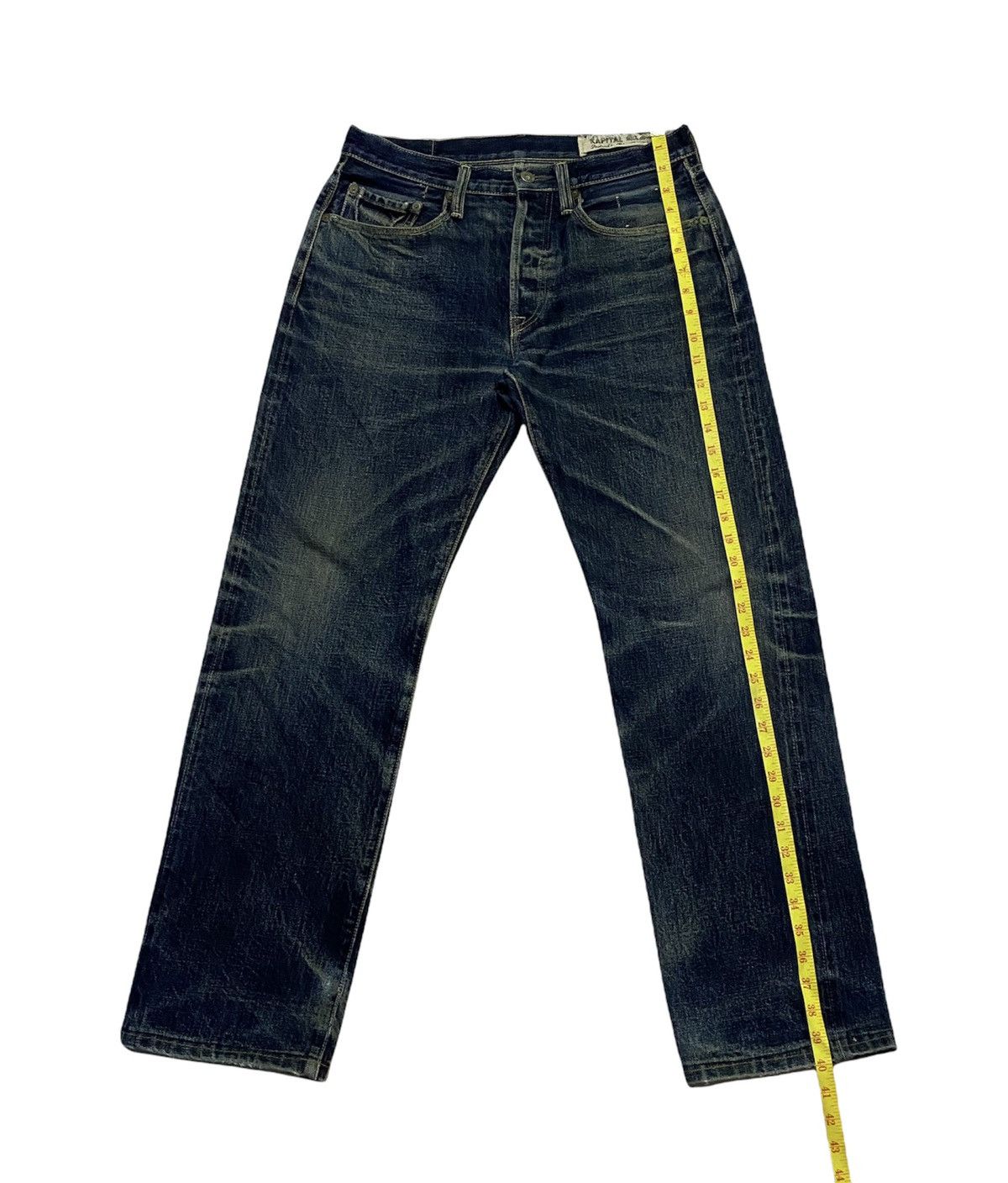 Kapital VINTAGE RARE KAPITAL SELVEDGE DENIM JEANS INDIGO Size US 31 - 6 Thumbnail