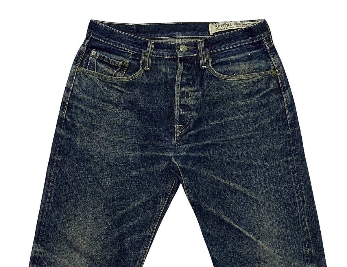 Kapital VINTAGE RARE KAPITAL SELVEDGE DENIM JEANS INDIGO Size US 31 - 21 Thumbnail